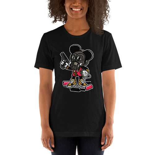 Gas Mask Mickey Short-Sleeve Unisex T-Shirt