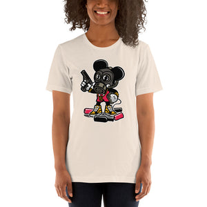 Gas Mask Mickey Short-Sleeve Unisex T-Shirt